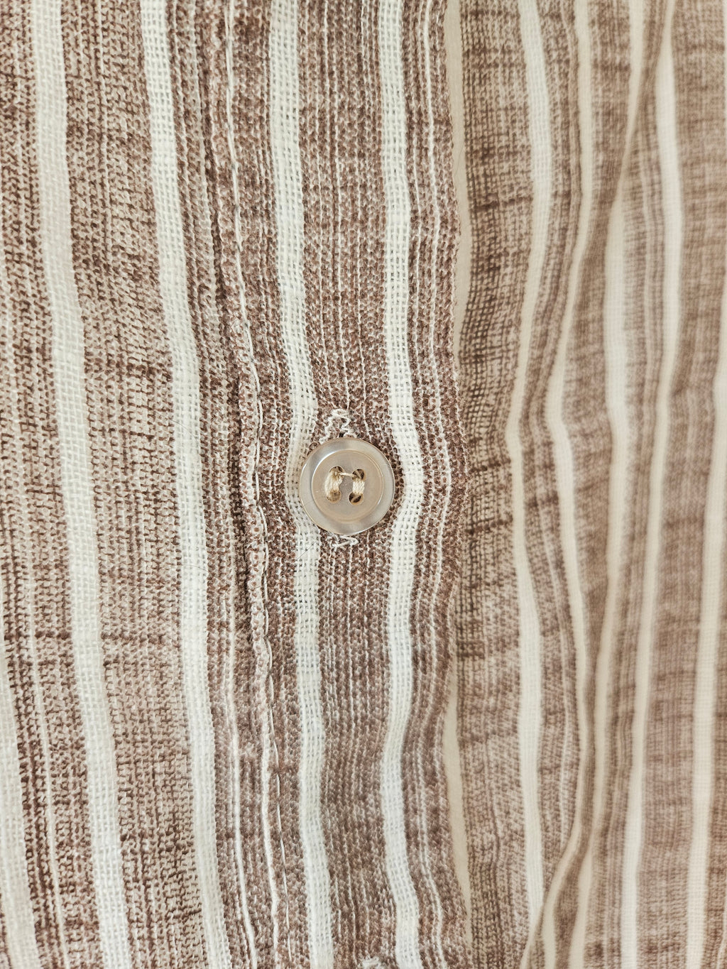 Striped Cotton‑Linen Women’s Blouse – made in Italy