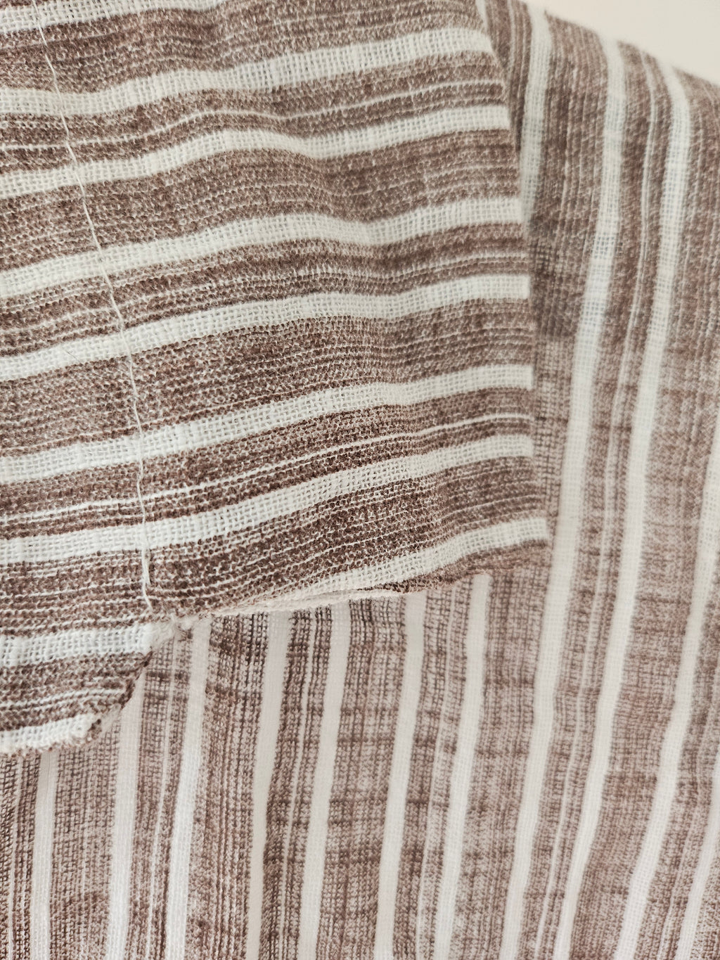 Striped Cotton‑Linen Women’s Blouse – made in Italy