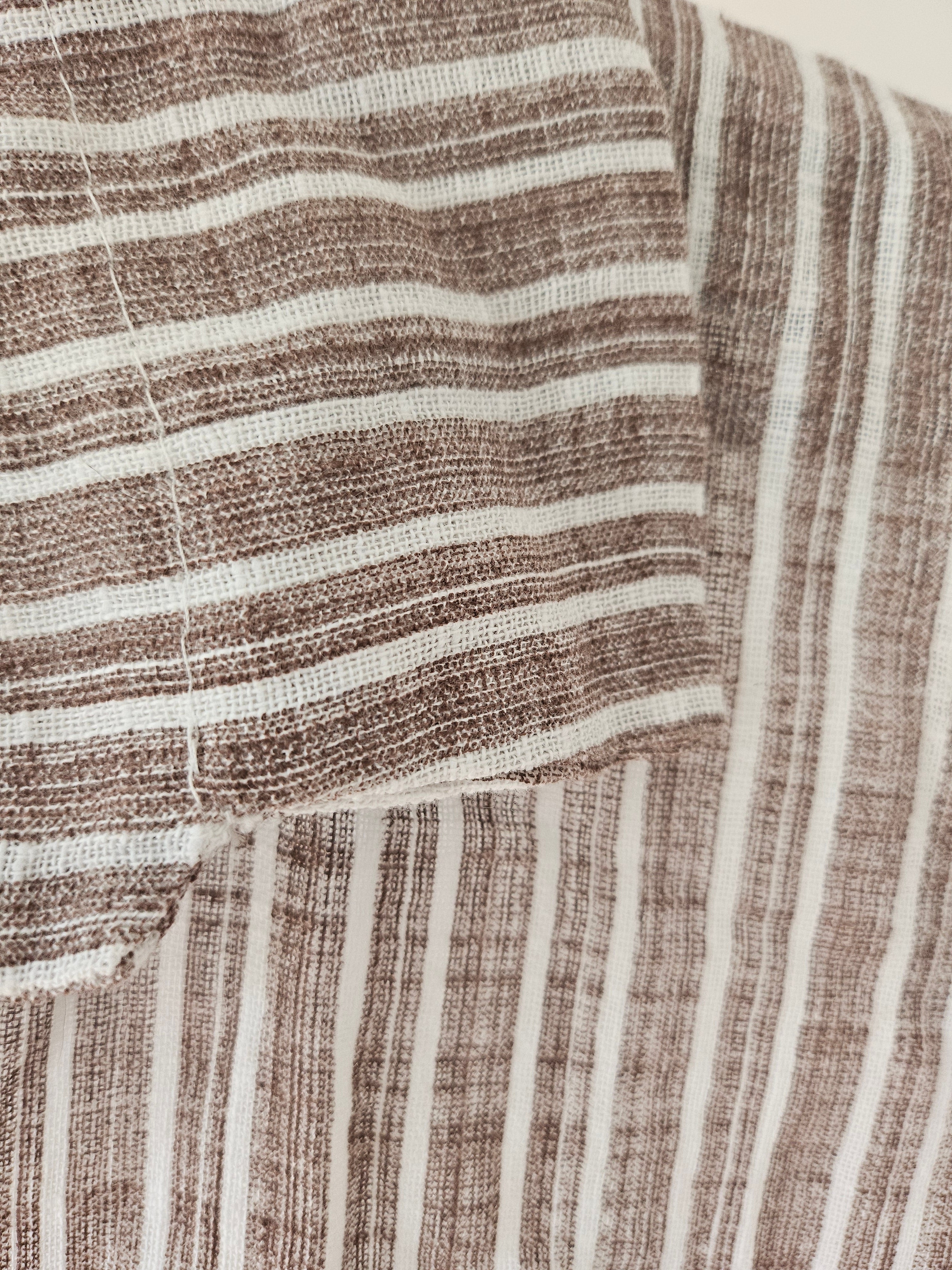 Striped Cotton‑Linen Women’s Blouse – made in Italy