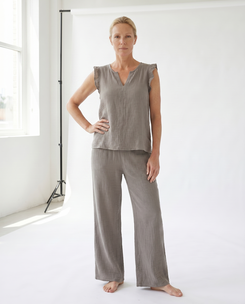Cotton Women’s Matching Set – Soft, Breathable & Effortlessly Minimalist