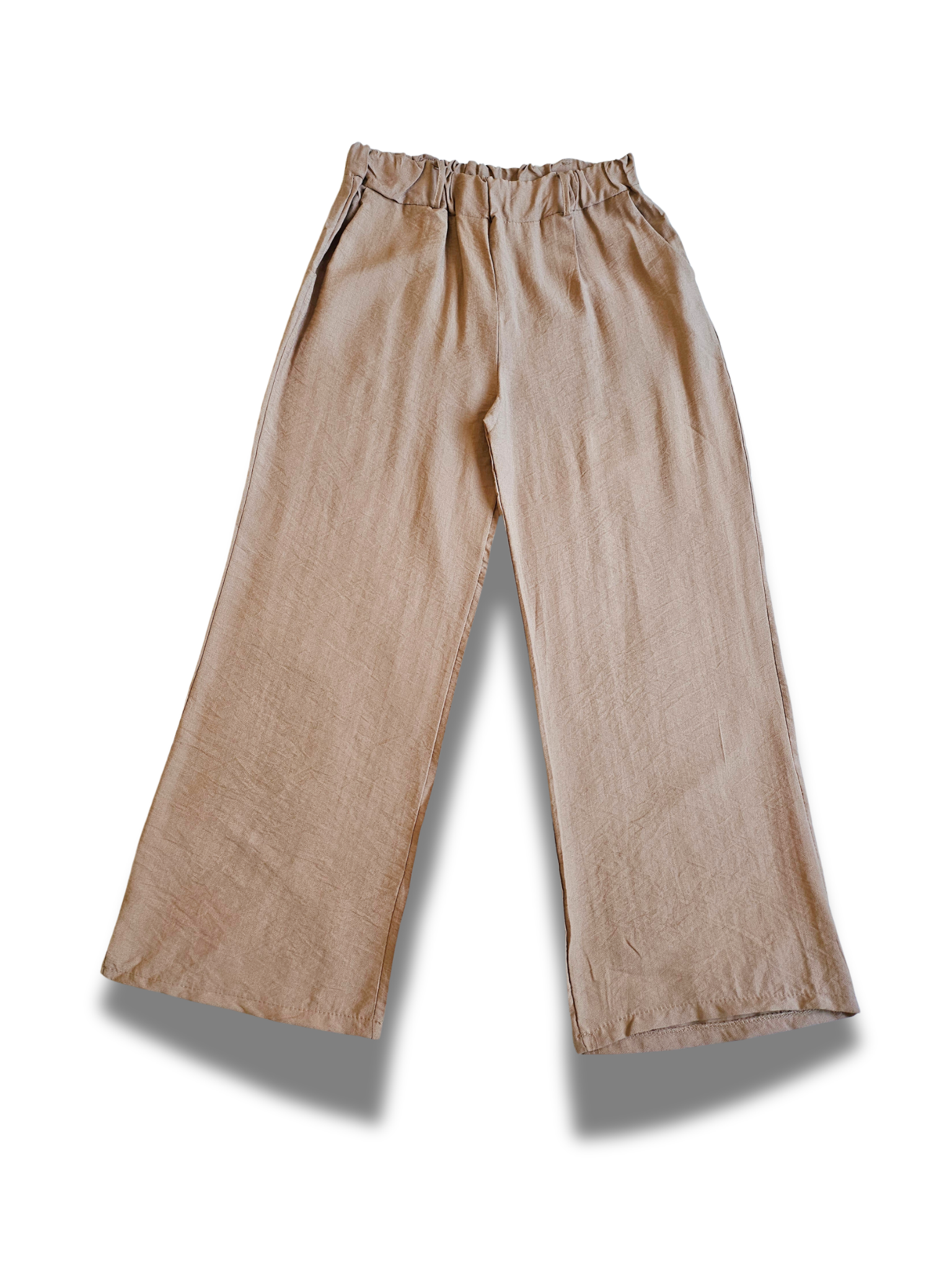 Wide leg viscose pants for woman