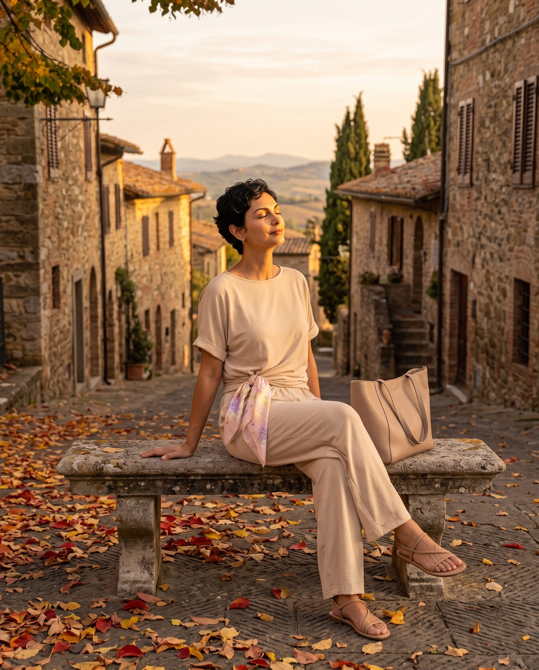 Viscose matching set - pants