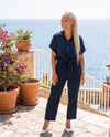 Ensemble assorti bleu marine - Pantalon