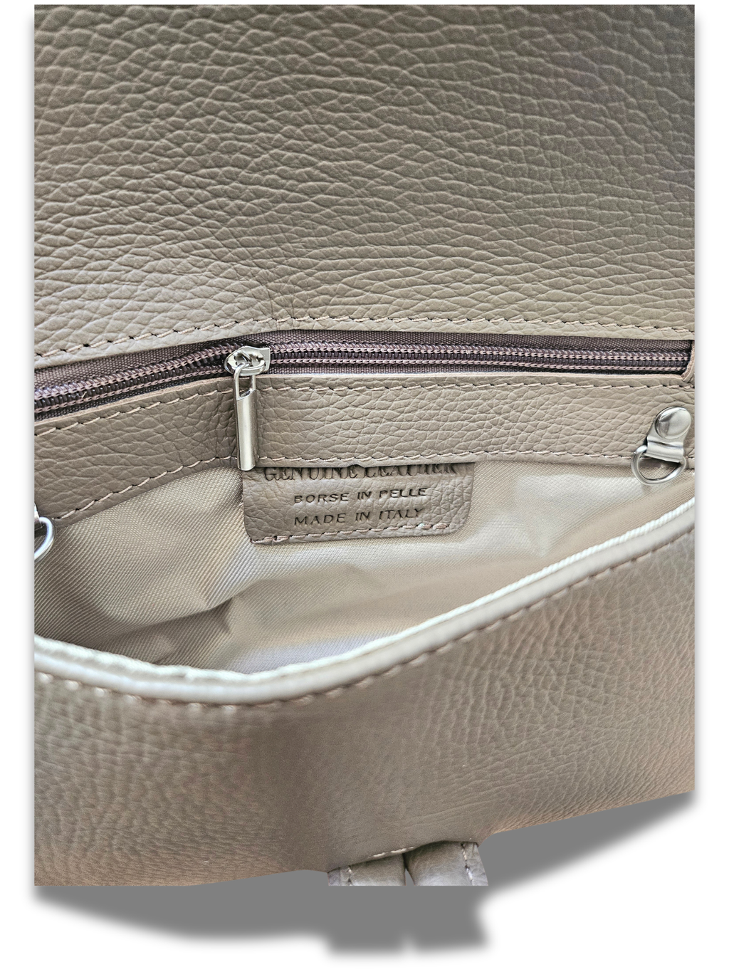 Elegant mini leather handbag