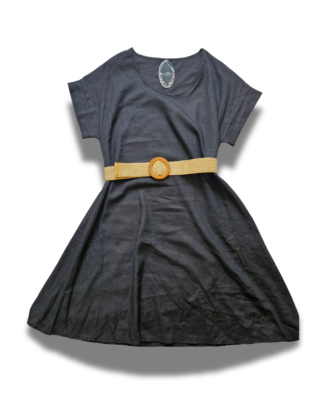 Leinen und Viskose Sommerkleid