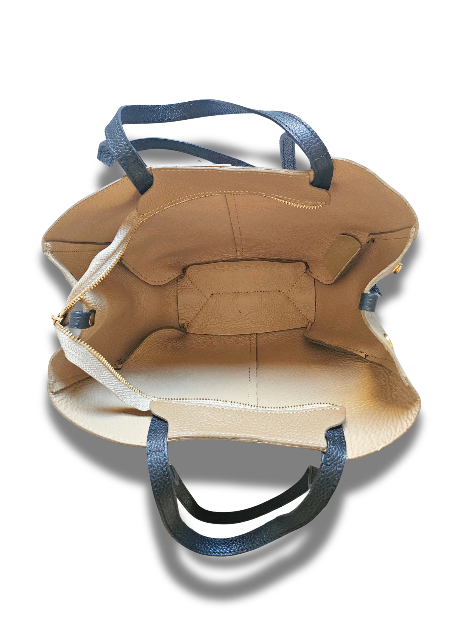 handtasche braun leder innen