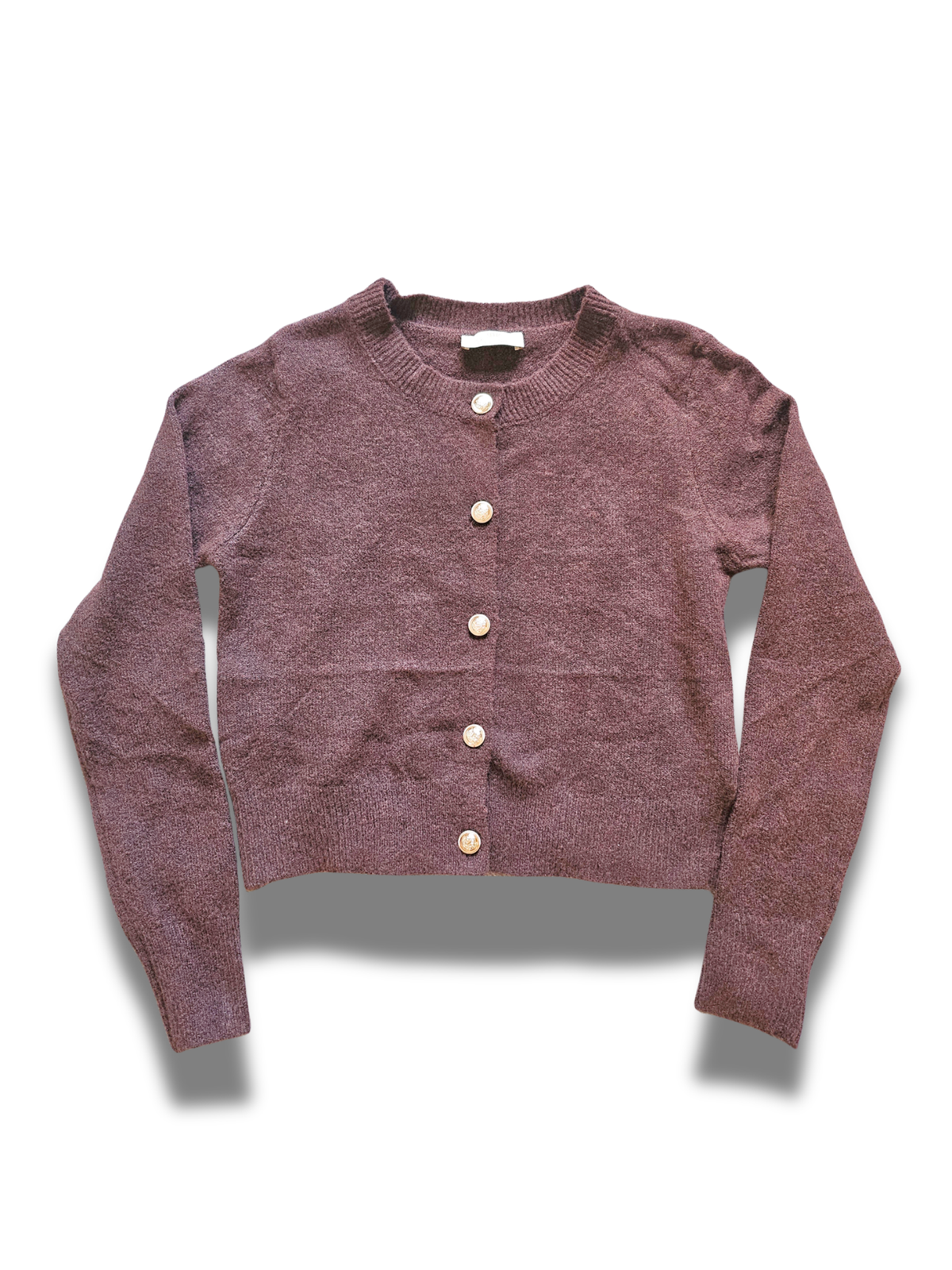 brauner kaschmir cardigan