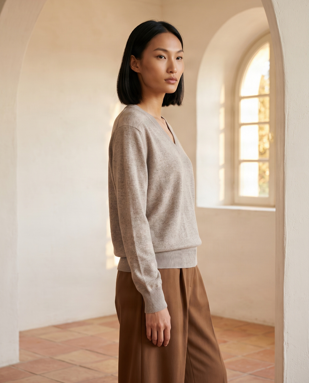 Kaschmir seiden Pullover Damen