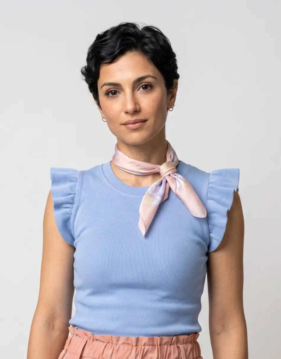 Rose Silk Scarf Your Passion Fashion