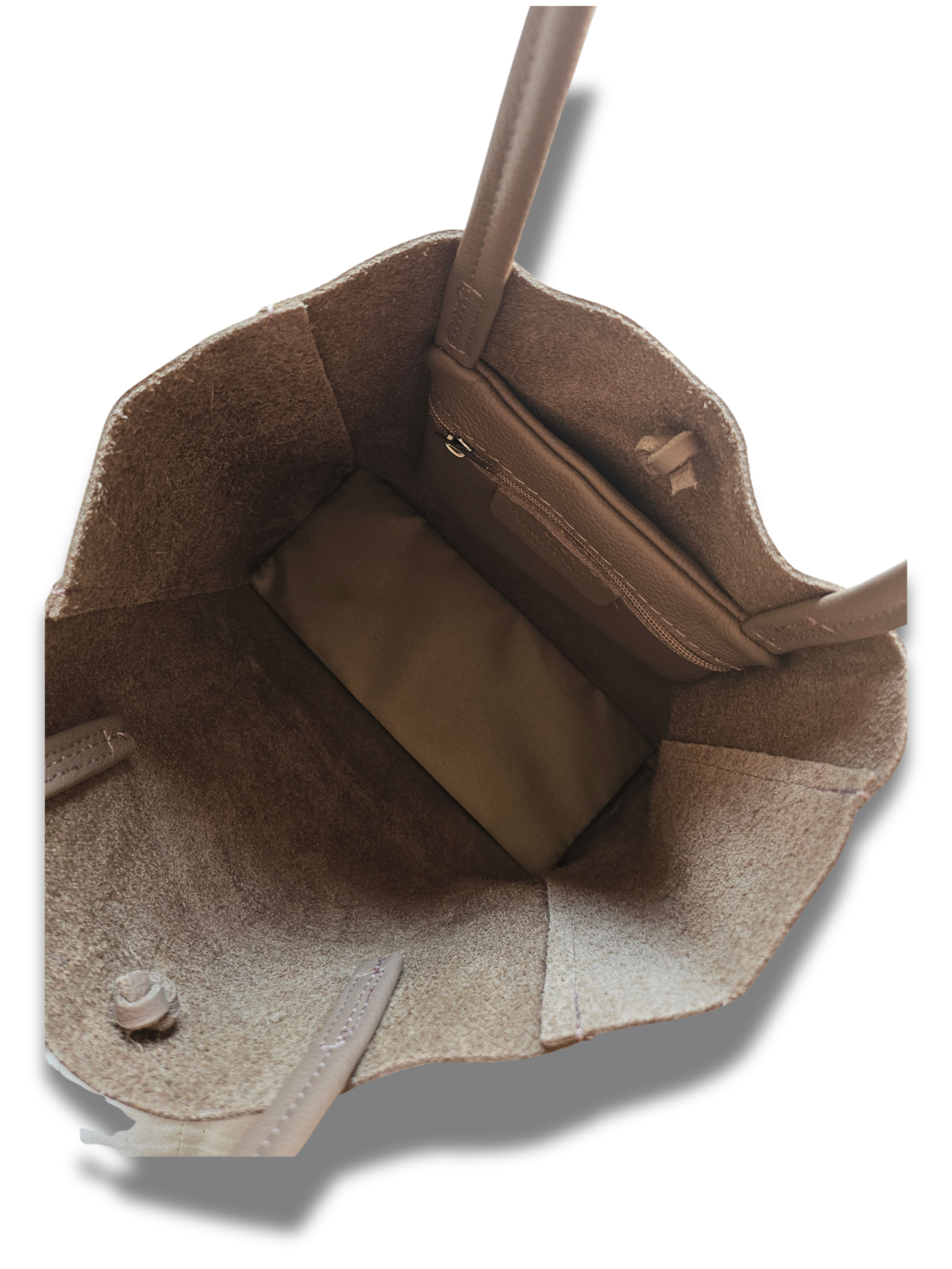 Leather handbag
