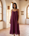 Long muslin cotton dress Your Passion Fashion
