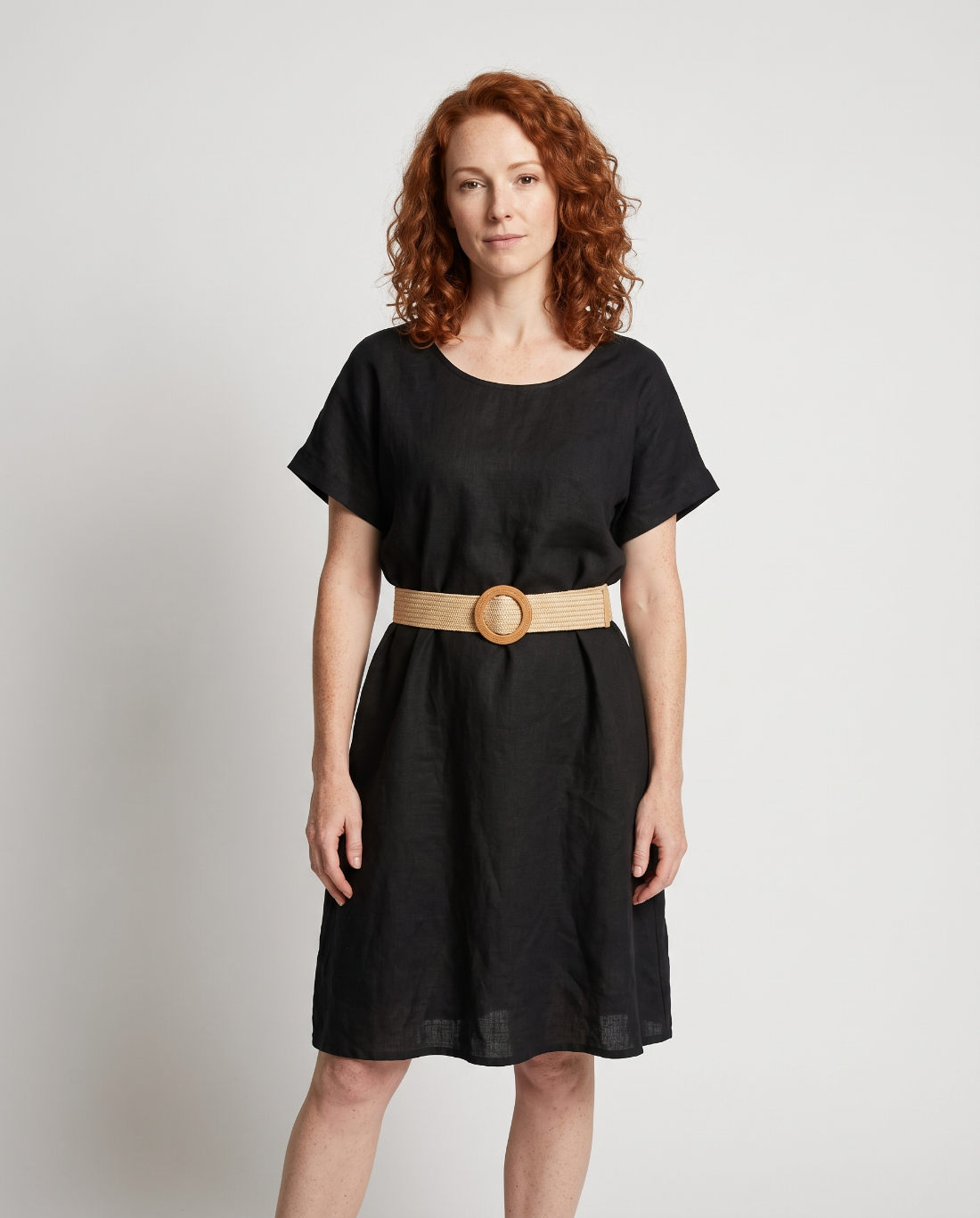 Leinen und Viskose Sommerkleid