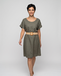 Leinen und Viskose Sommerkleid