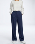 High Waist Viscose Pants