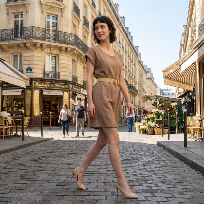 Viskose Sommerkleid