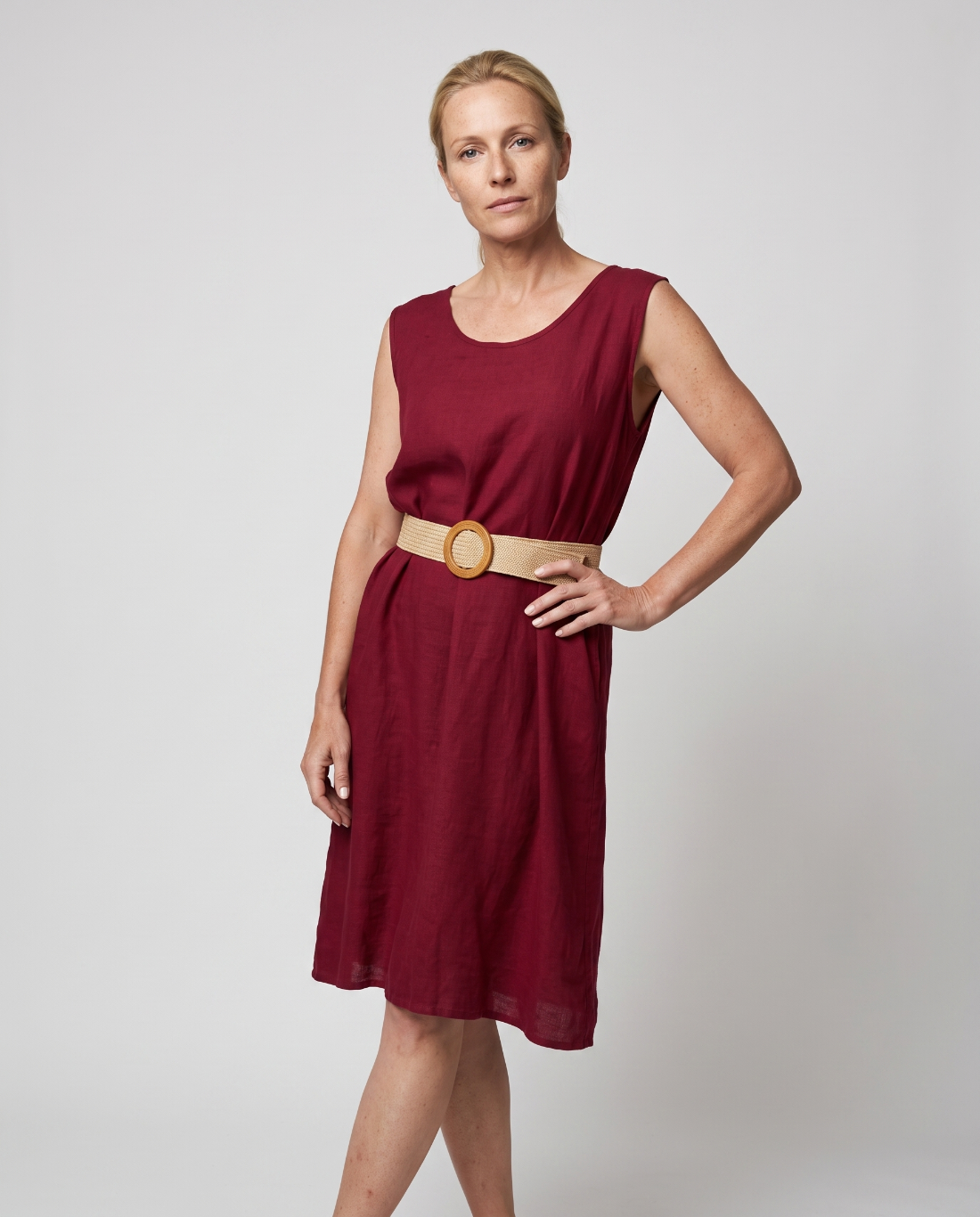 Viskose Sommerkleid (ärmellos)