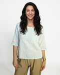 Lightweight 100% cotton blouse for women