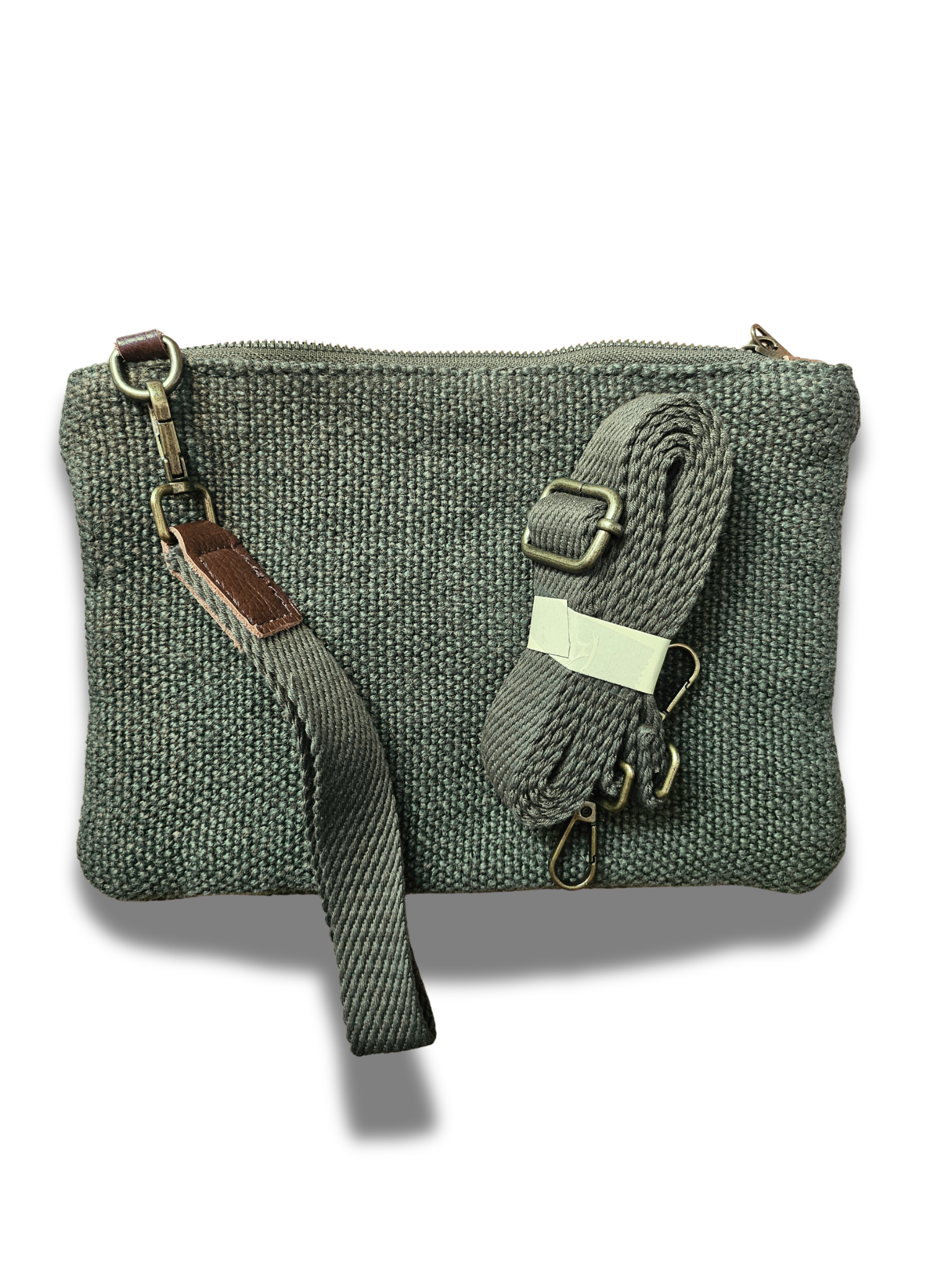 Small Jute Purse • Minimalist Natural Fiber Bag